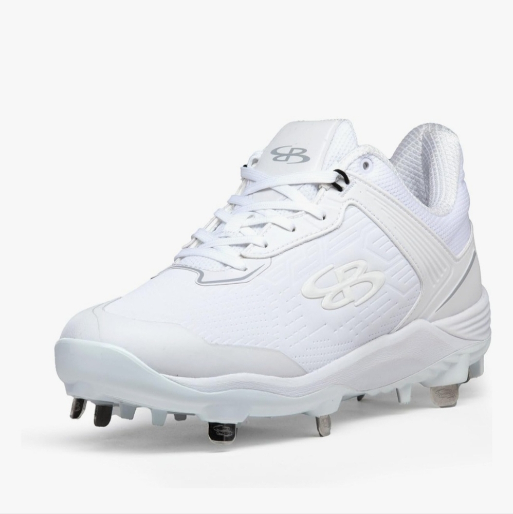 NIB Boombah Vipe Pro Womens White Metal 1Cleats